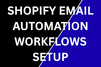 setup shopify email automation workflows