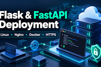 deploy your flask or fastapi app on linux with nginx