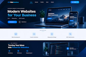 build a custom responsive website