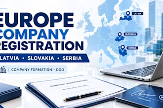 register your company in latvia slovakia or serbia doo