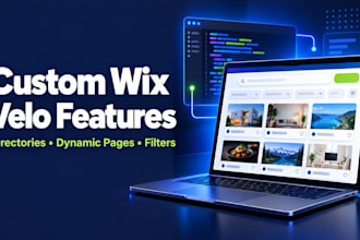 build custom wix velo features, dynamic pages and cms directories