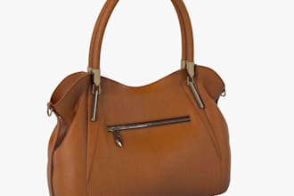 create realistic 3d bag models and product renders