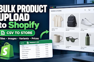 bulk upload your products to shopify from a google sheet