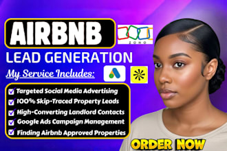 generate targeted airbnb leads for vacation and rental property management
