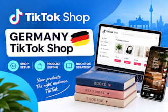 setup germany tiktok shop german tik tok shop product lisitng, booktok promotion