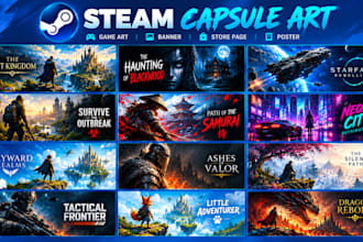 steam capsule art game art steam artwork game banner steam page game poster