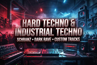 produce hard techno, industrial techno and schranz tracks