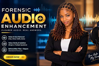 do forensic audio cleanup to make muffled speech clear
