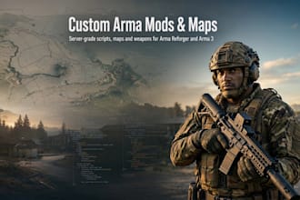 arma 3 server quality custom scripts maps environments for arma reforger weapon