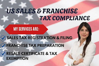 file sales tax, franchise tax, reseller certificate and tax exemption