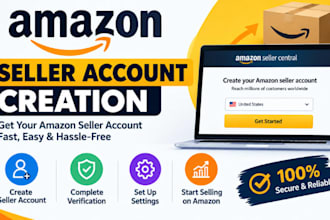 create, setup amazon individual or business seller accounts