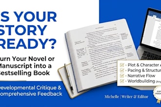 critique your novel or manuscript with developmental feedback