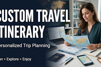 create a customized travel itinerary and trip plan for you