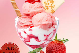 create social media designs for food and beverage