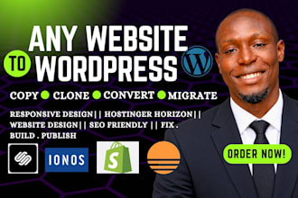 copy clone convert hostinger ai, replit manus base44 lovable wix to wordpress