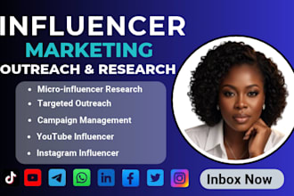 do micro influencer marketing research and outreach for your niche brand