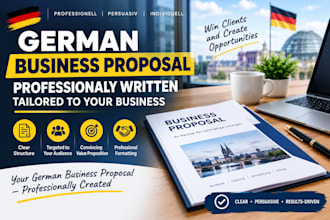 create a professional german business proposal