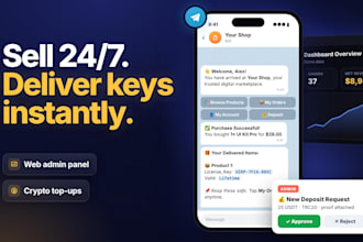 build your telegram shop bot with instant delivery and dashboard