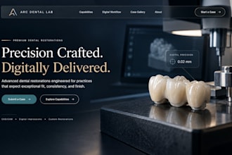 wix dental laborator website wix dental implant lithium disilicate website