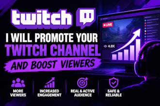 boost your twitch live viewers organically