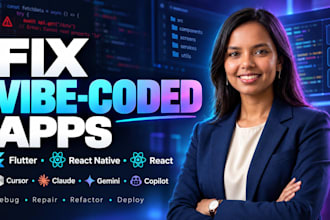 fix and debug your vibe coded app in flutter, react native or react