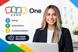 do zoho one setup, customization, automation and integration