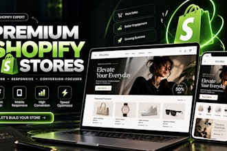 build a premium shopify store