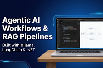 develop agentic ai workflows and rag pipelines