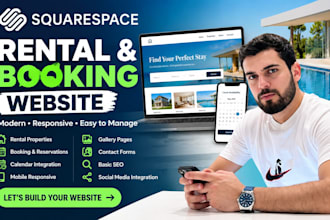 design squarespace website redesign squarespace rental and booking website