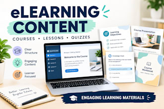 create engaging elearning content and presentations