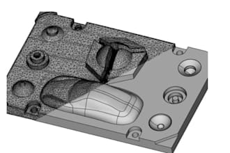 convert 3d scan to cad for cnc parts flangers and machined parts