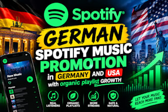 do german spotify music promotion in germany and usa with organic playlistgrowth
