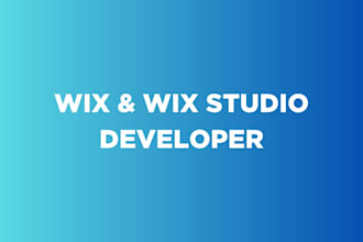 design your wix and wix studio website