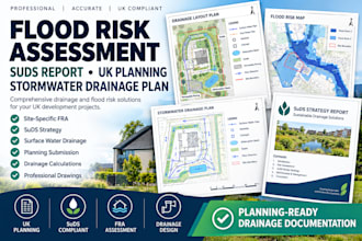 do flood risk assessment suds report uk planning and stormwater drainage plan