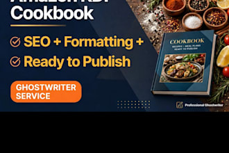 write a profitable amazon KDP cookbook with recipes and formatting