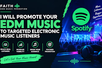 promote your edm music to targeted electronic music listeners