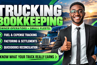 do trucking bookkeeping in quickbooks for owner operators and fleets