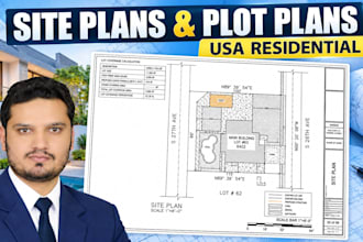 draw professional site plans and plot plans for USA permits