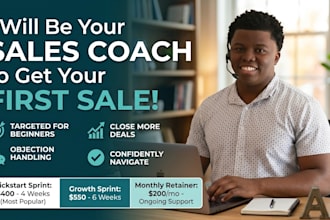 provide 1 on 1 sales coaching to launch your sales career