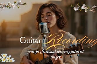 be your professional session guitarist for electric and acoustic music