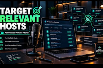 get targeted podcast guest outreach to connect with relevant podcast hosts