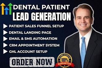 build dental patient lead generation ghl sales funnel CRM appointment system