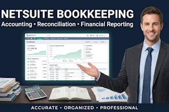 provide expert quickbooks online, netsuite accounting and financial reporting