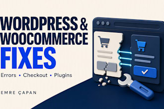 fix wordpress errors, woocommerce checkout and plugin issues