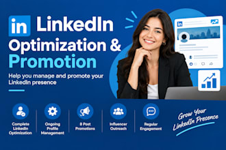 help you manage and promote your linkedin optimization