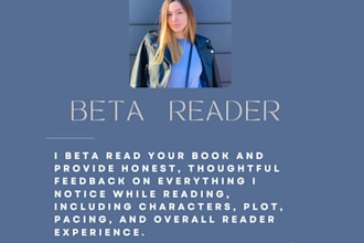 provide honest, thoughtful feedback for your books