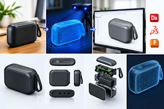 convert 3d scans of consumer products into accurate cad models