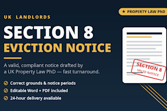 draft a valid UK section 8 eviction notice under the 2026 rules