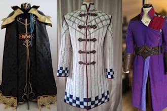 sew custom halloween cosplay costume sewing anime fabric event cloth in 7days