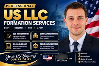 register your US llc and complete the llc formation filing